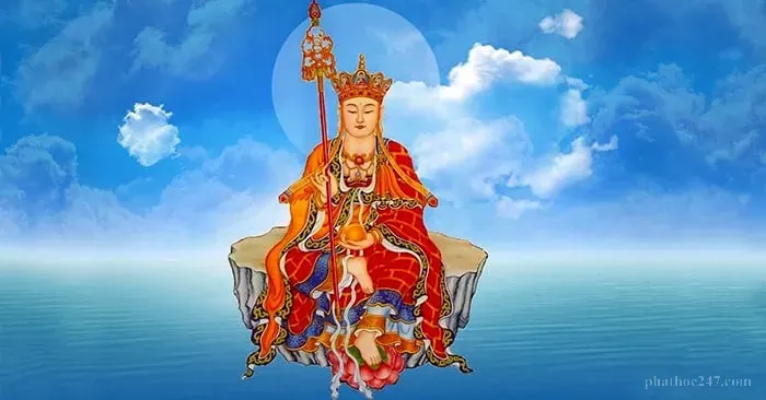 Cây tích trường với mười hai khoen biểu tượng mười hai nhân duyên gây khổ cho chúng sanh