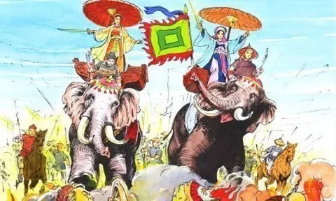 Công chúa Bát Nạn lãnh đạo đạo nữ binh