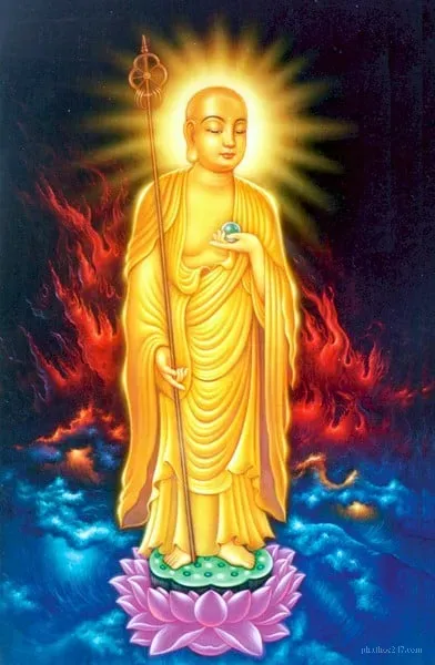 Địa Tạng Bồ Tát được tôn vinh là người cứu độ tất cả chúng sinh trong địa ngục