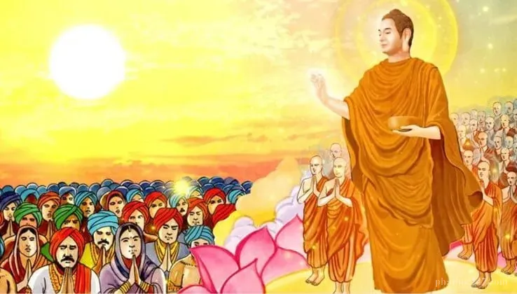 Đức Phật Thích Ca chấp nhận lời thỉnh cầu của hai vị hoàng tử Licchavi