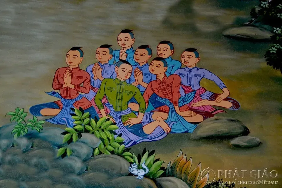 Người chủ hàng và cận thần đang trao đổi trong cửa hàng bán hương