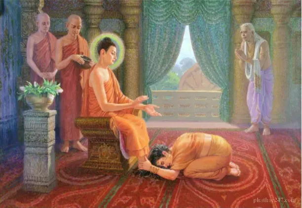 Ni cô Kisa Gotami thiền quán trước ngọn đèn, hiểu rõ sự vô thường của chúng sinh