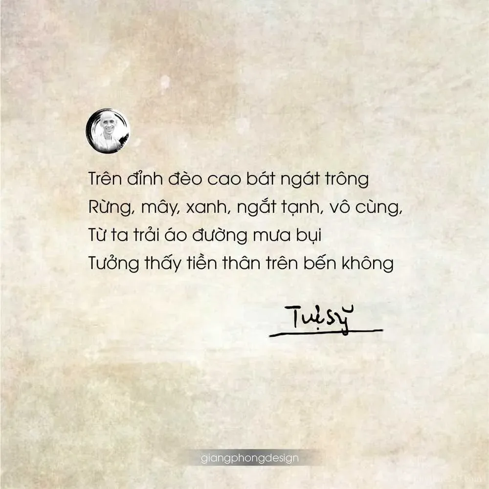 Tác phẩm thư pháp thể hiện sâu sắc tâm huyết của Thiền Sư Thích Tuệ Sĩ dành cho Phật tử