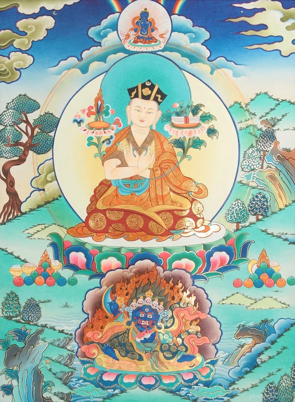 Tashi Paljor, vị thầy chính của Karmapa Mikyo Dorje trong việc truyền dạy giáo pháp Karma Kagyu