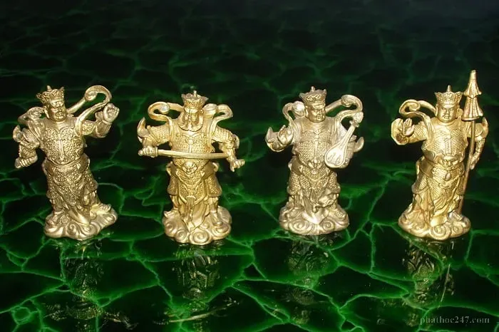 Tứ Đại Thiên Vương biểu tượng cho bốn hướng phát triển tâm linh trong Phật giáo