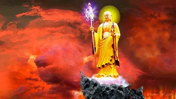 Viên đá tượng trưng cho nền tảng vững chắc của đạo hạnh Phật tử